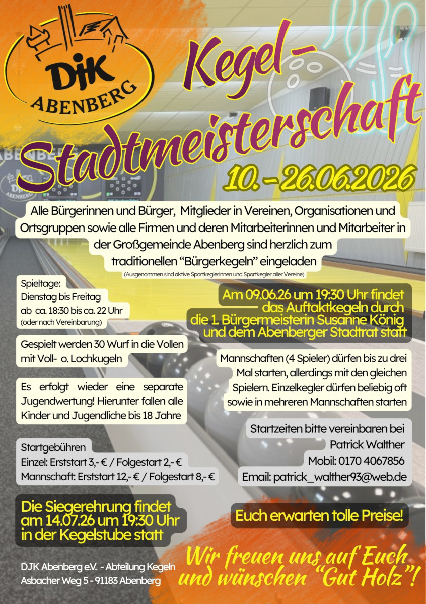 2026 06 Stadtmeisterschaft Plakat