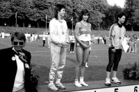 1989 05 Bundessportfest Dortmund Bundessiegerin Margit Hufmann 1
